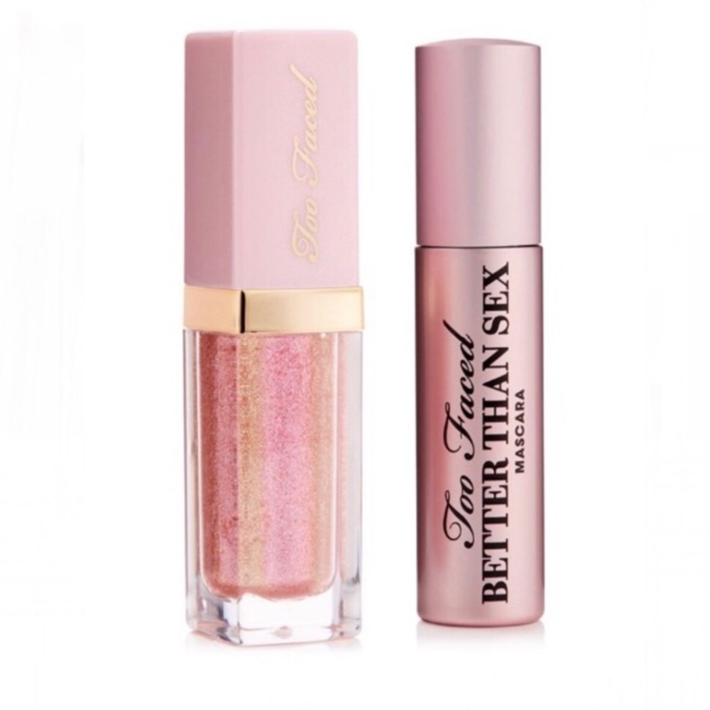 Too faced lipgloss 💄 & Mascara set
